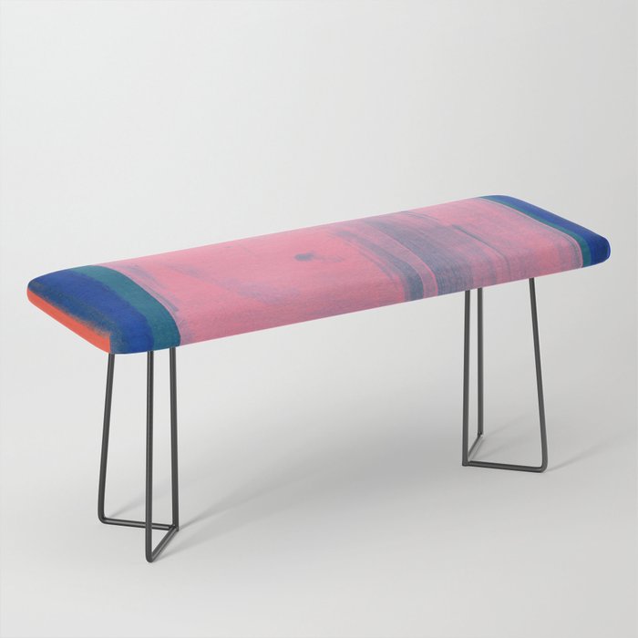 Ocean Pink Colourfield  Bench Gallery Image 1