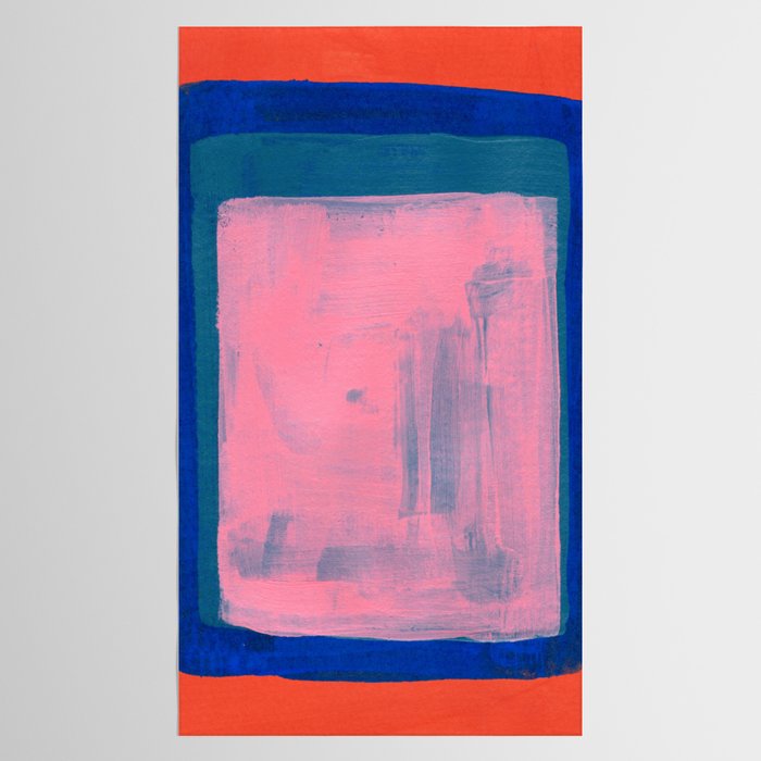 Ocean Pink Colourfield  Tablecloth Gallery Image 2