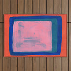 Ocean Pink Colourfield  Outdoor Rug Gallery Image 1