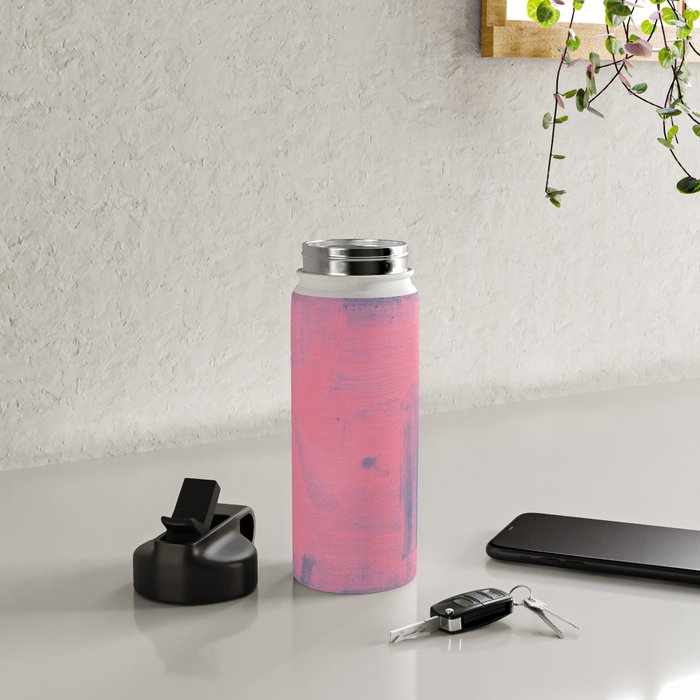 Ocean Pink Colourfield  Water Bottle Gallery Image 4