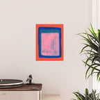 Ocean Pink Colourfield  Poster Gallery Image 2