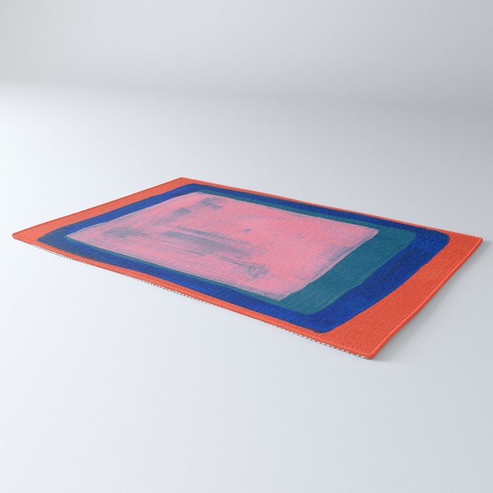 Ocean Pink Colourfield  Rug Gallery Image 3