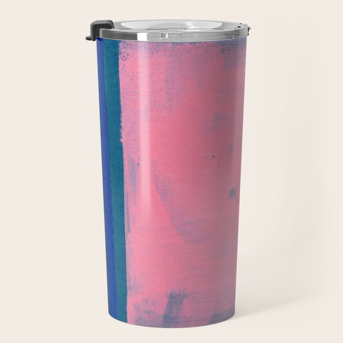 Ocean Pink Colourfield  Travel Mug Gallery Image 3