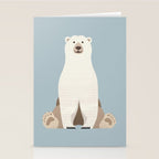 Whimsy Polar Bear Stationery Card Gallery Image 2