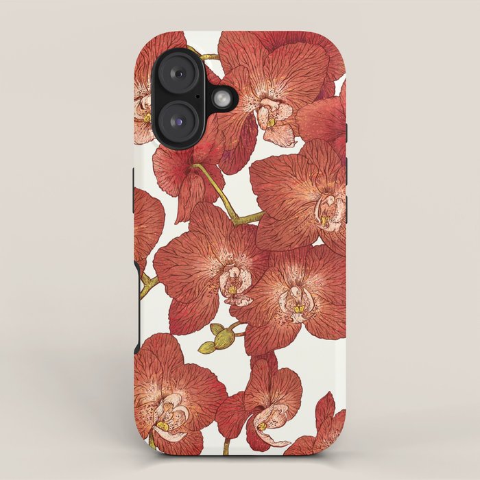 Red Orchids iPhone Case Gallery Image 1