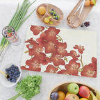 Red Orchids Cutting Board Gallery Image 2