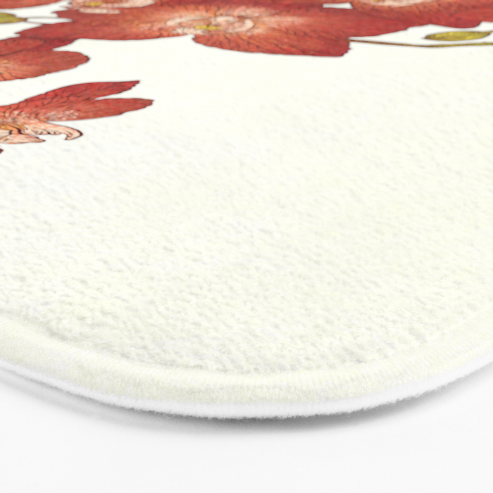 Red Orchids Bath Mat Gallery Image 3