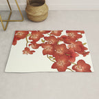 Red Orchids Rug Gallery Image 1