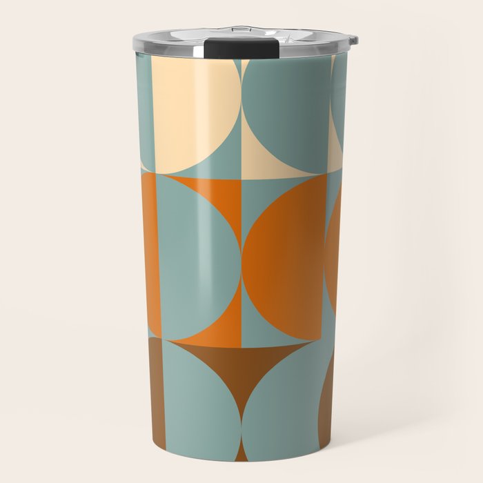 Vintage Geometric 04B Travel Mug Gallery Image 1