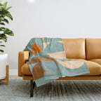 Vintage Geometric 04B Throw Blanket Gallery Image 1