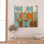 Vintage Geometric 04B Wall Tapestry Gallery Image 2
