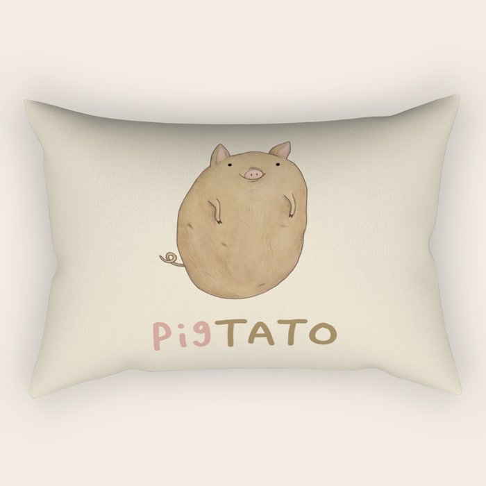 Pigtato Rectangular Pillow Gallery Image 1