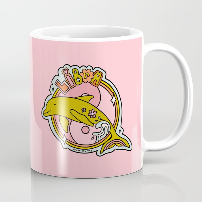 Libra Dolphin Coffee Mug Gallery Image 1