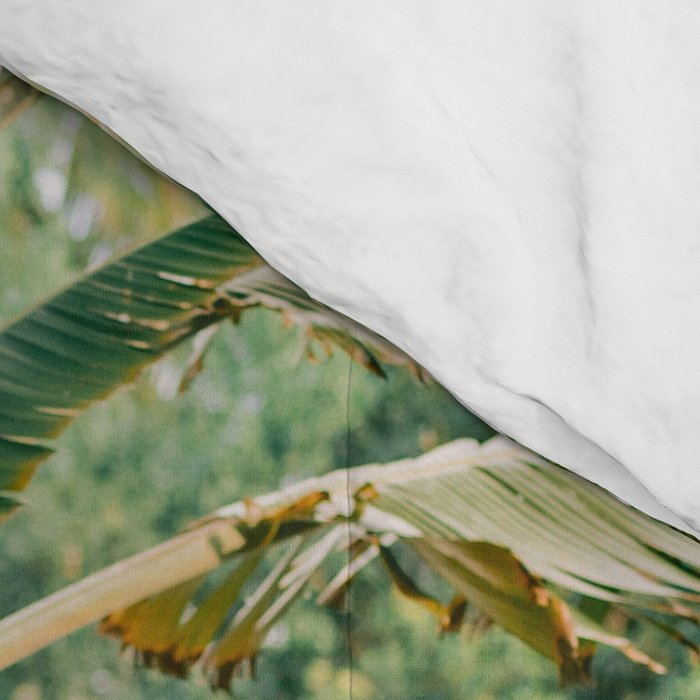 The blue surfboard | Travel photography print | The Dominican Republic Comforter Gallery Image 4