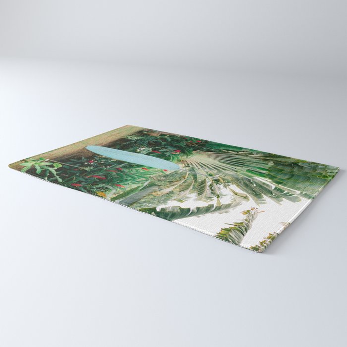 The blue surfboard | Travel photography print | The Dominican Republic Rug Gallery Image 3