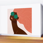 Abstract Woman, Green Sunglasses Wall Mural Gallery Image 2