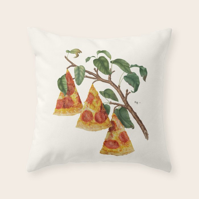 Pizza Plant Throw Pillow Gallery Image 6