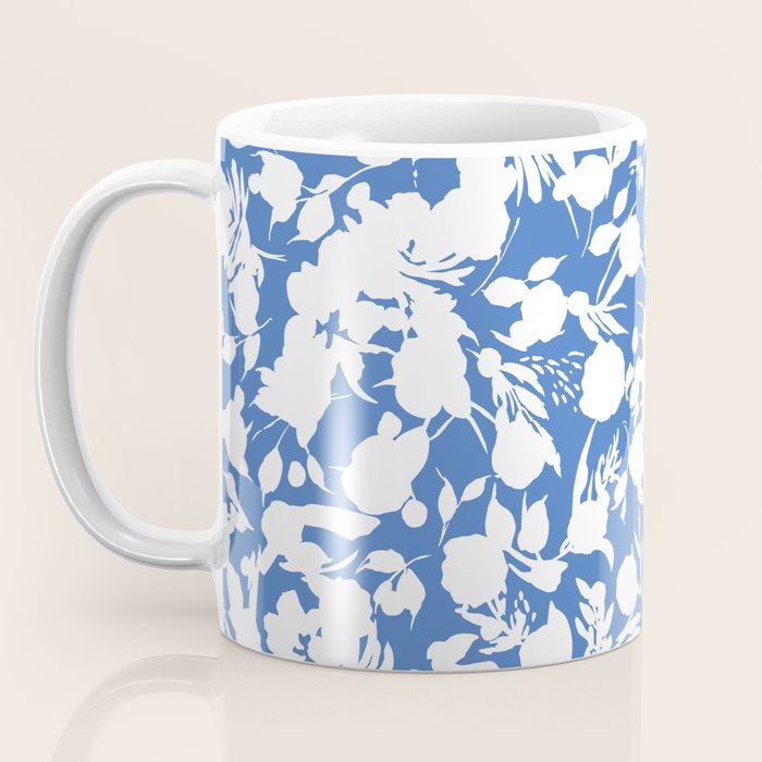 Floral Simplistic Silhouettes B Coffee Mug Gallery Image 3