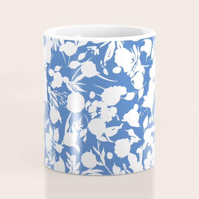 Floral Simplistic Silhouettes B Coffee Mug Gallery Image 4