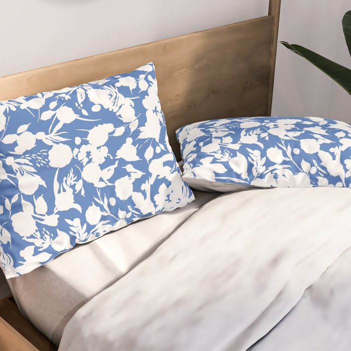 Floral Simplistic Silhouettes B Pillow Sham Gallery Image 2