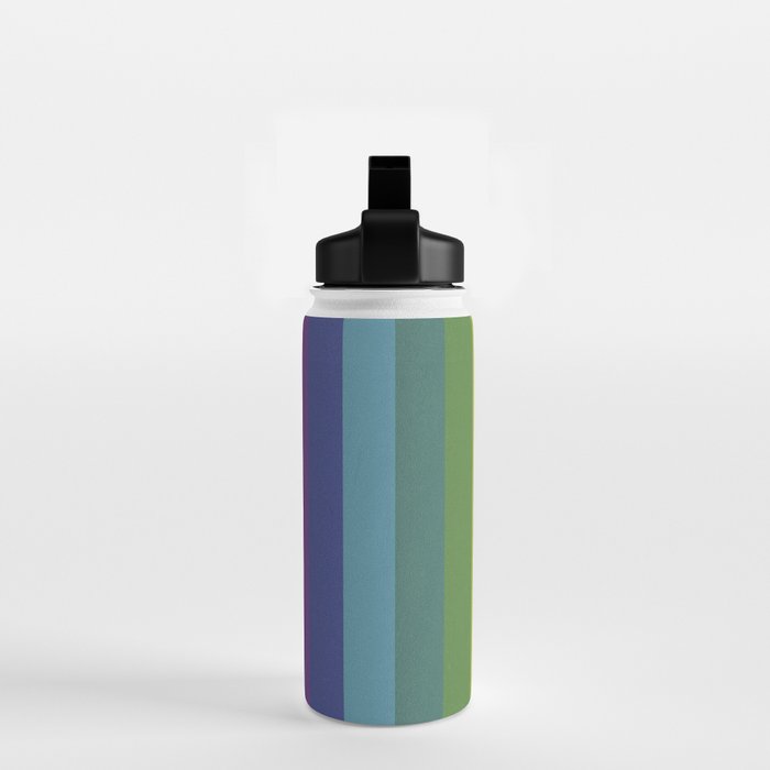 The Color Wheel / Rainbow Stripes Water Bottle Gallery Image 2