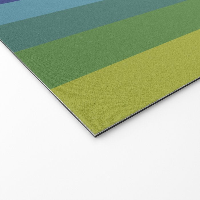 The Color Wheel / Rainbow Stripes Welcome Mat Gallery Image 2
