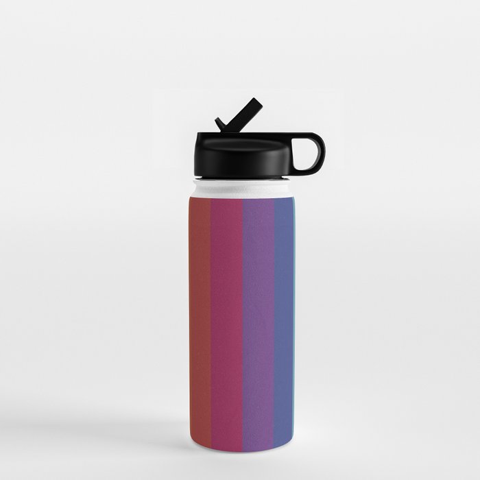 The Color Wheel / Rainbow Stripes Water Bottle Gallery Image 1