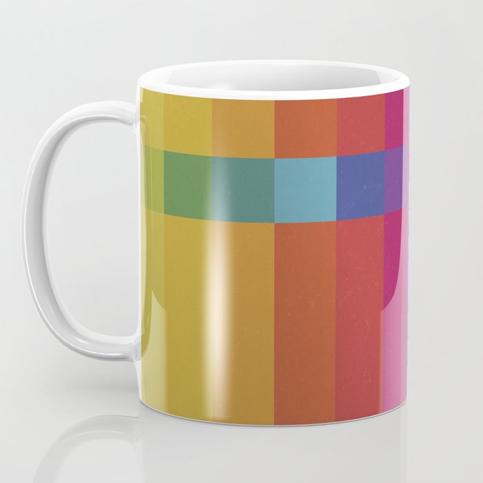 The Color Wheel / Rainbow Stripes Coffee Mug Gallery Image 3