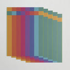 The Color Wheel / Rainbow Stripes Wrapping Paper Gallery Image 3