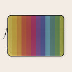 The Color Wheel / Rainbow Stripes Laptop Sleeve Gallery Image 1