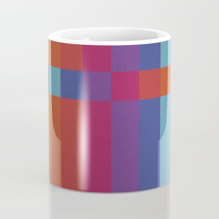 The Color Wheel / Rainbow Stripes Coffee Mug Gallery Image 4