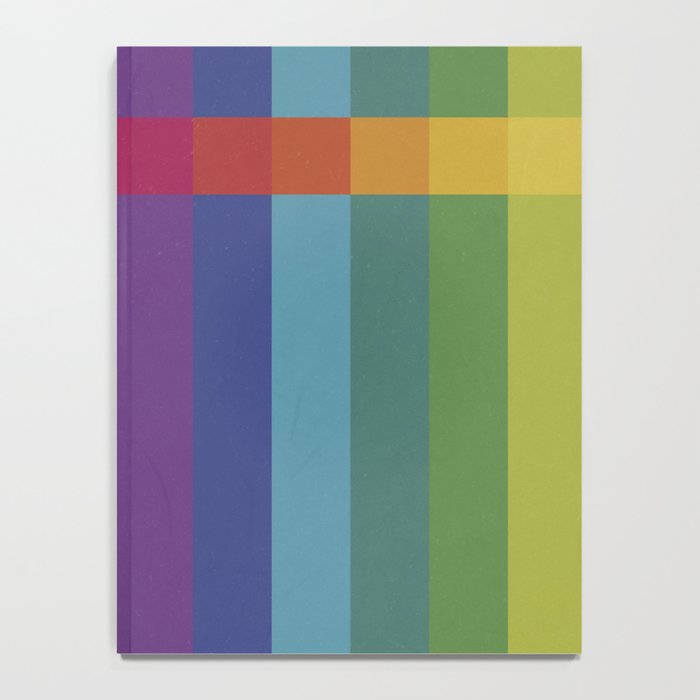 The Color Wheel / Rainbow Stripes Notebook Gallery Image 4