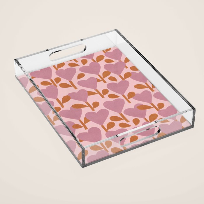 Heart Garden #1 Acrylic Tray Gallery Image 1