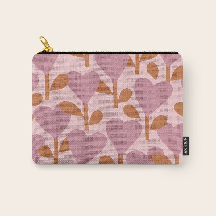 Heart Garden #1 Carry All Pouch Gallery Image 1