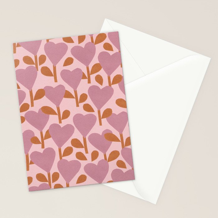 Heart Garden #1 Stationery Card Gallery Image 2