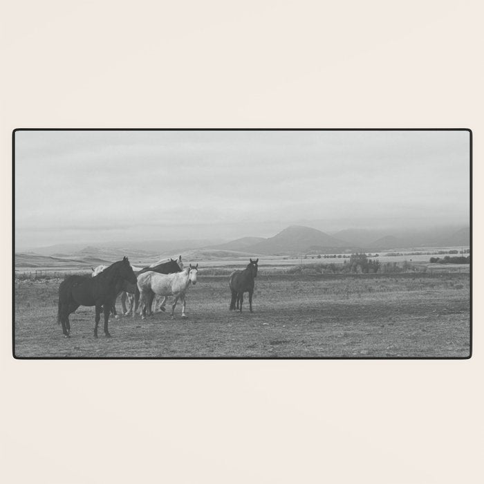 Montana Wild Horses Photography Desk Mat Gallery Image 3