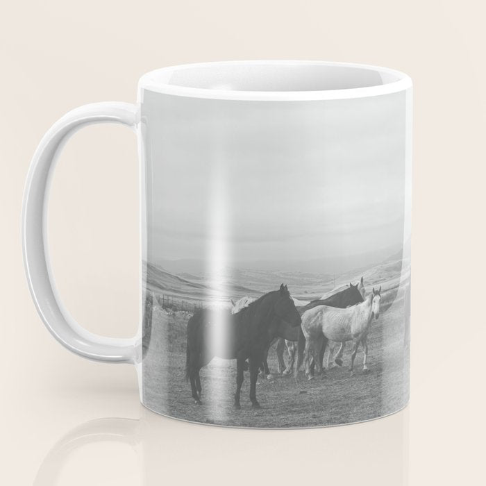Montana Wild Horses Photography Coffee Mug Gallery Image 3