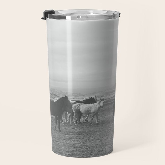 Montana Wild Horses Photography Travel Mug Gallery Image 3