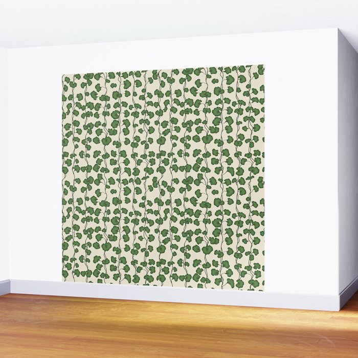 Trailing Vines Botanical Pattern Wall Mural Gallery Image 2