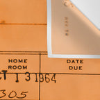 Library Card 23322 Orange Wall Tapestry Gallery Image 3
