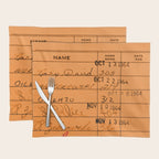 Library Card 23322 Orange Placemat Gallery Image 1