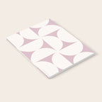 Bauhaus Mid Century Modern Geometric VIII Lilac Notebook Gallery Image 2