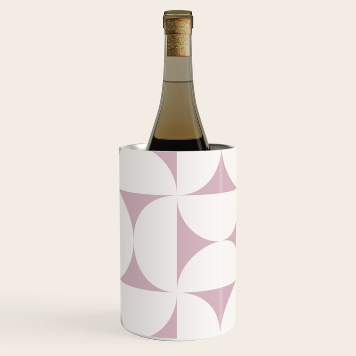 Bauhaus Mid Century Modern Geometric VIII Lilac Wine Chiller Gallery Image 1
