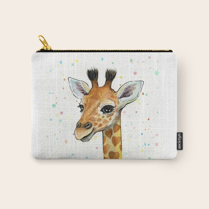 Baby Giraffe Carry All Pouch Gallery Image 1