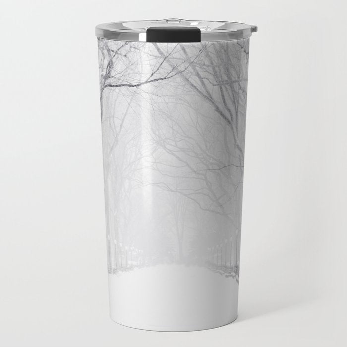 Snowy Park Travel Mug Gallery Image 1