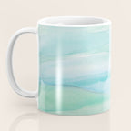 Blue Green Watercolor Layers Coffee Mug Gallery Image 3