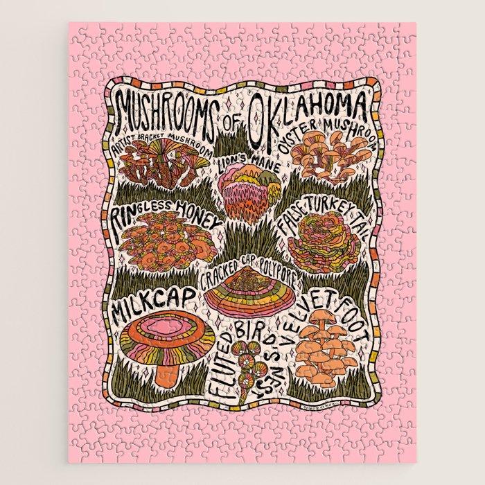 Mushrooms of Oklahoma Jigsaw Puzzle Gallery Image 1