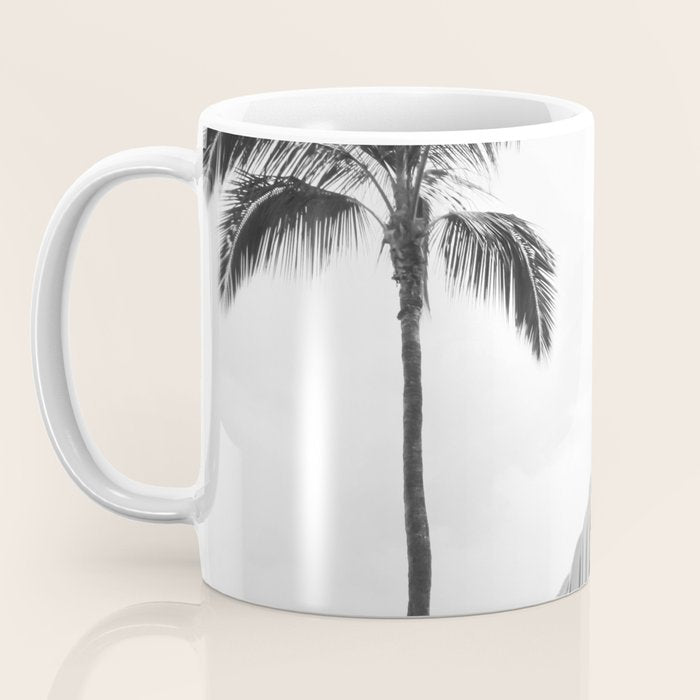 Hawaiian Surfboards - Black And White Surf Photography - Beach Photo Print - Surfboard Photograph Coffee Mug Gallery Image 3