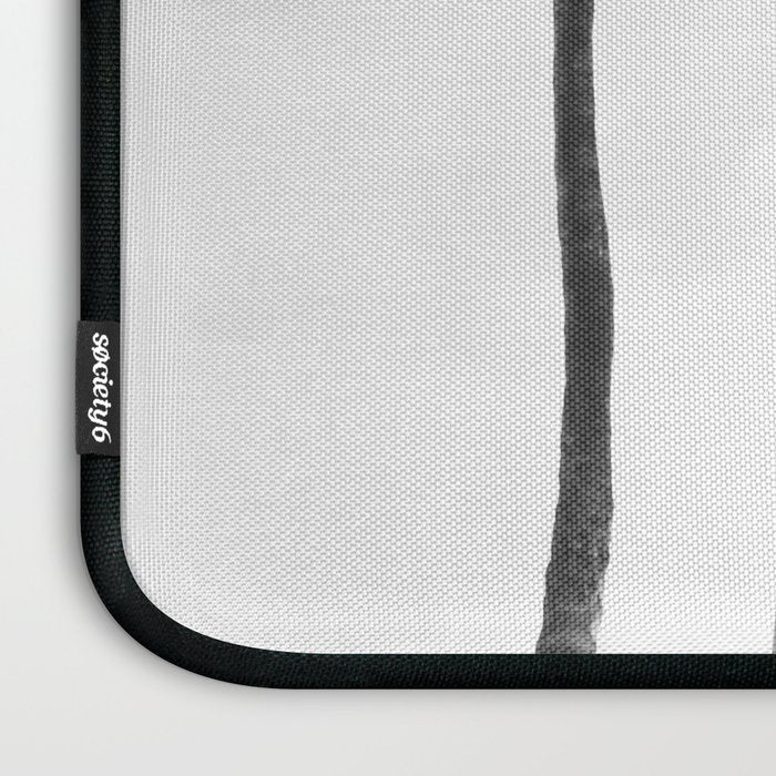 Hawaiian Surfboards - Black And White Surf Photography - Beach Photo Print - Surfboard Photograph Laptop Sleeve Gallery Image 3