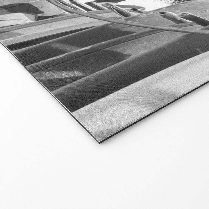 Hawaiian Surfboards - Black And White Surf Photography - Beach Photo Print - Surfboard Photograph Welcome Mat Gallery Image 2